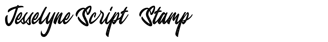 Jesselyne Script  Stamp image